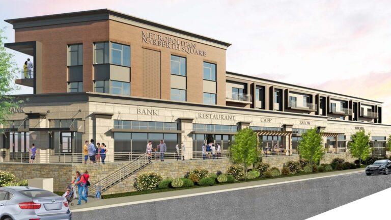 Metropolitan Narberth Square exterior building rendering