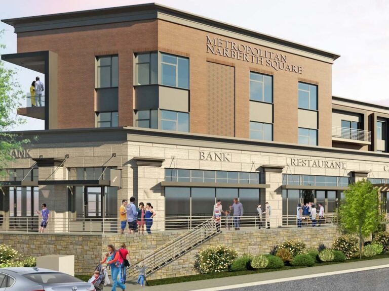 Metropolitan Narberth Square exterior building rendering